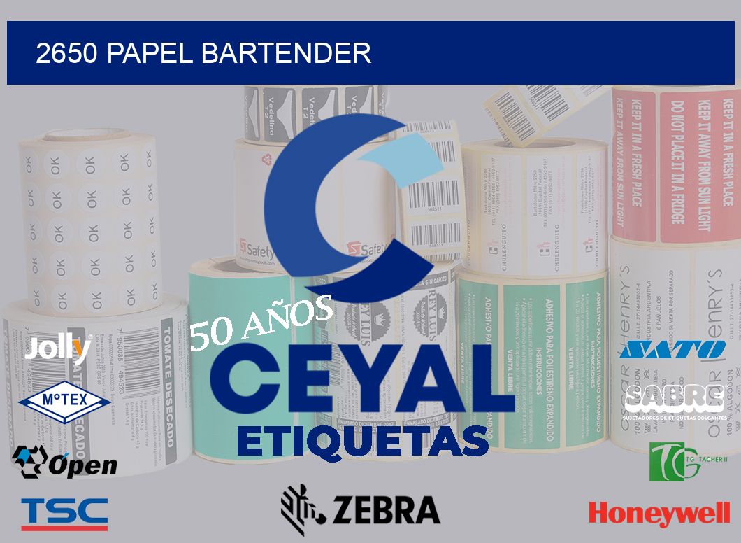 2650 PAPEL BARTENDER
