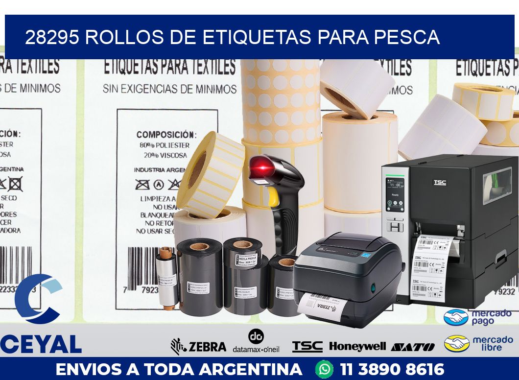28295 ROLLOS DE ETIQUETAS PARA PESCA