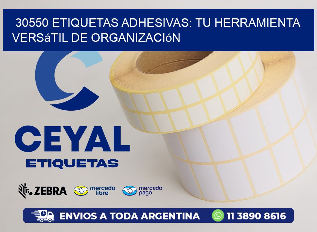 30550 Etiquetas Adhesivas: Tu Herramienta Versátil de Organización