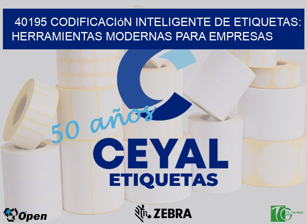 40195 Codificación Inteligente de Etiquetas: Herramientas Modernas para Empresas