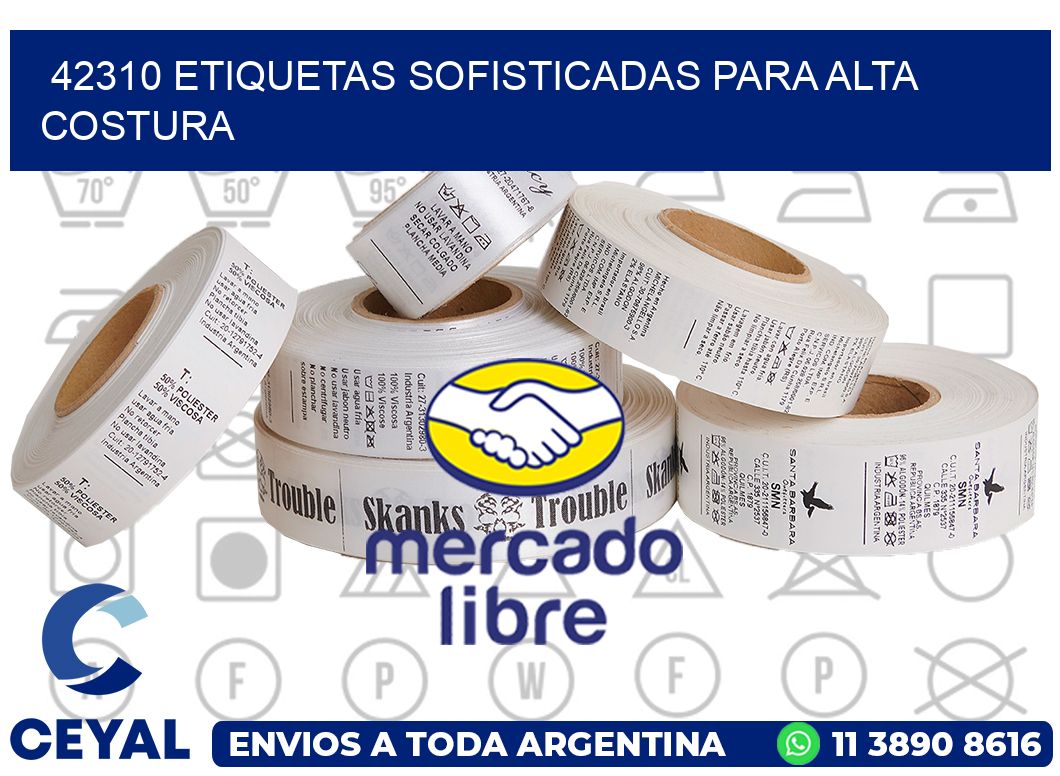 42310 ETIQUETAS SOFISTICADAS PARA ALTA COSTURA