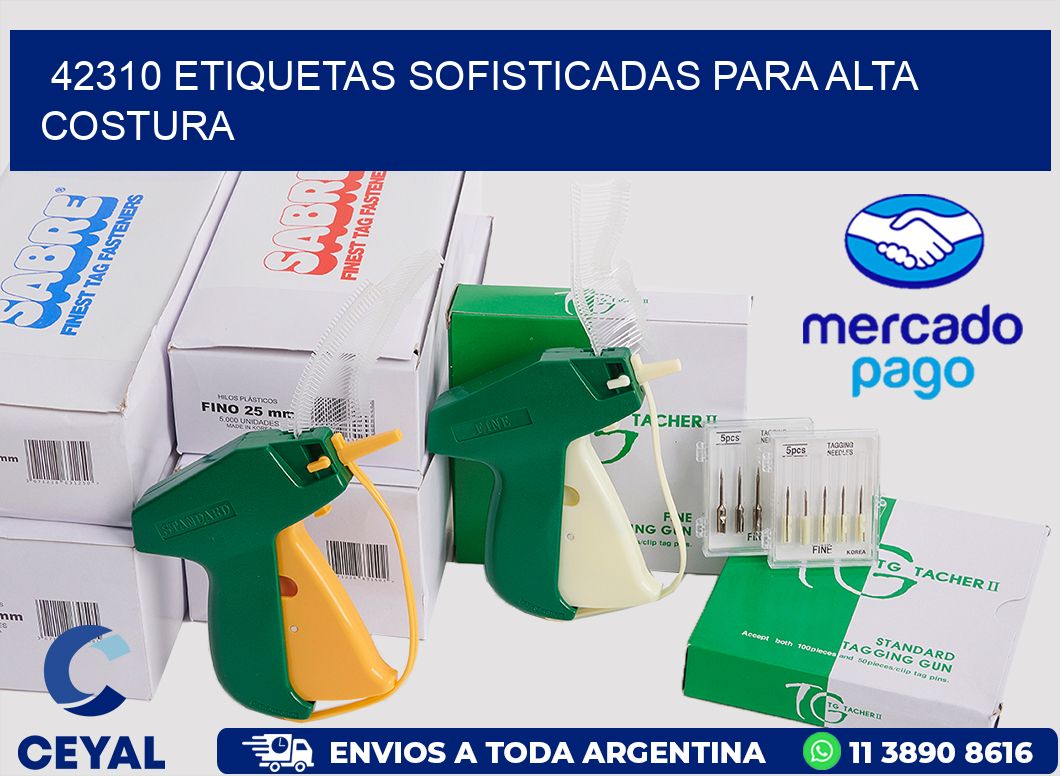 42310 ETIQUETAS SOFISTICADAS PARA ALTA COSTURA
