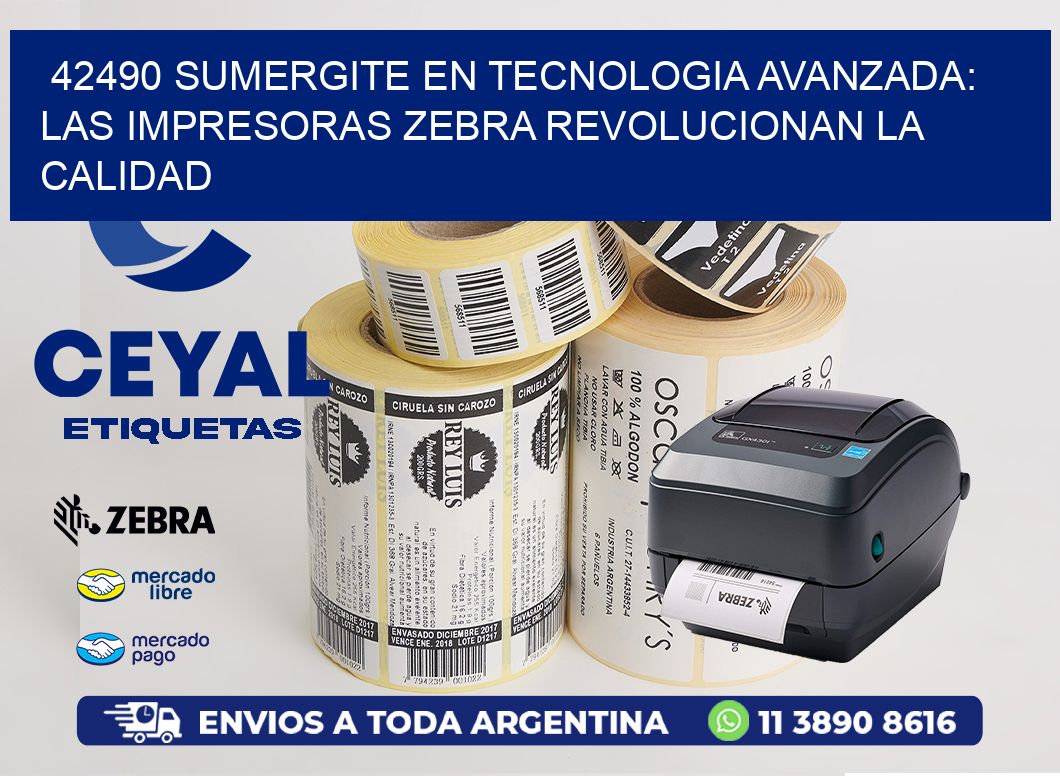 42490 SUMERGITE EN TECNOLOGIA AVANZADA: LAS IMPRESORAS ZEBRA REVOLUCIONAN LA CALIDAD