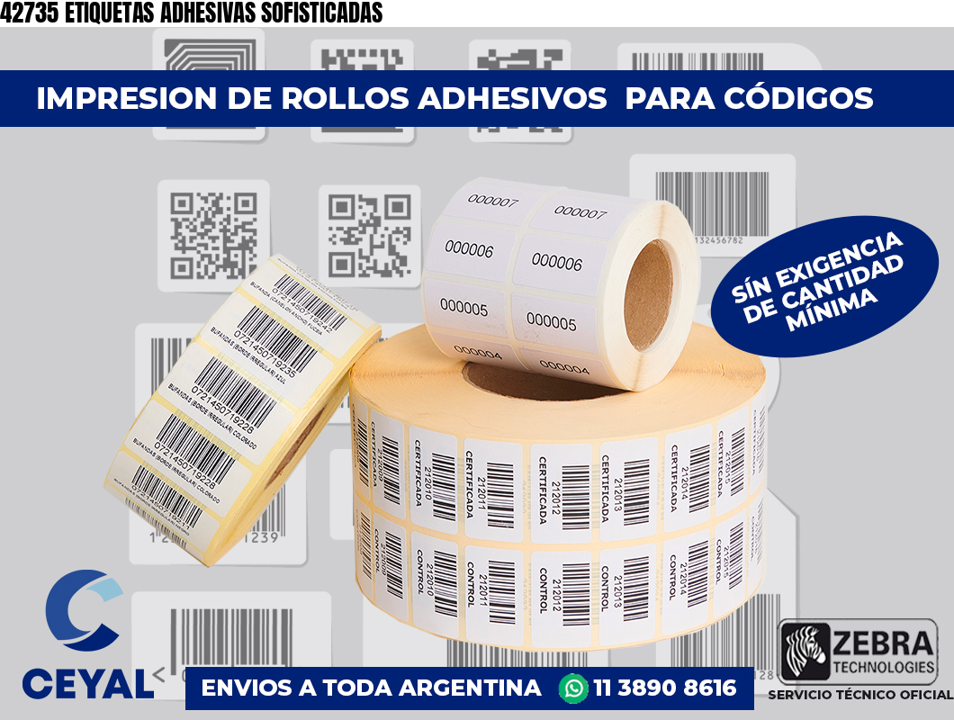 42735 ETIQUETAS ADHESIVAS SOFISTICADAS