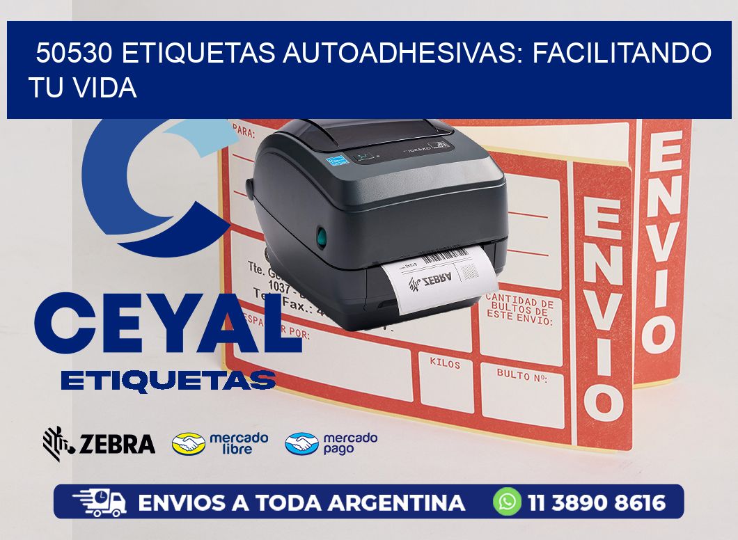 50530 Etiquetas Autoadhesivas: Facilitando tu Vida