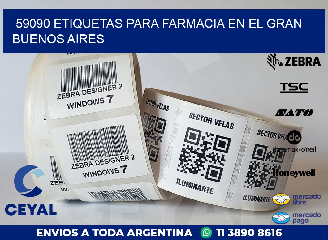 59090 ETIQUETAS PARA FARMACIA EN EL GRAN BUENOS AIRES