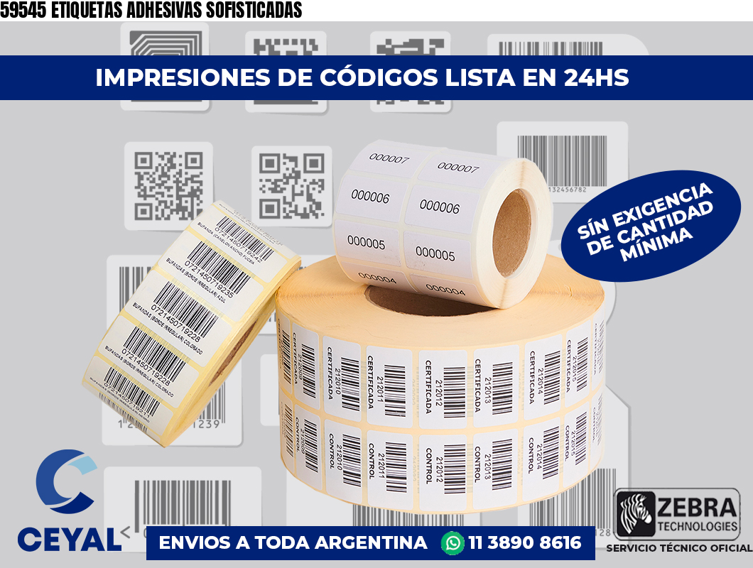 59545 ETIQUETAS ADHESIVAS SOFISTICADAS