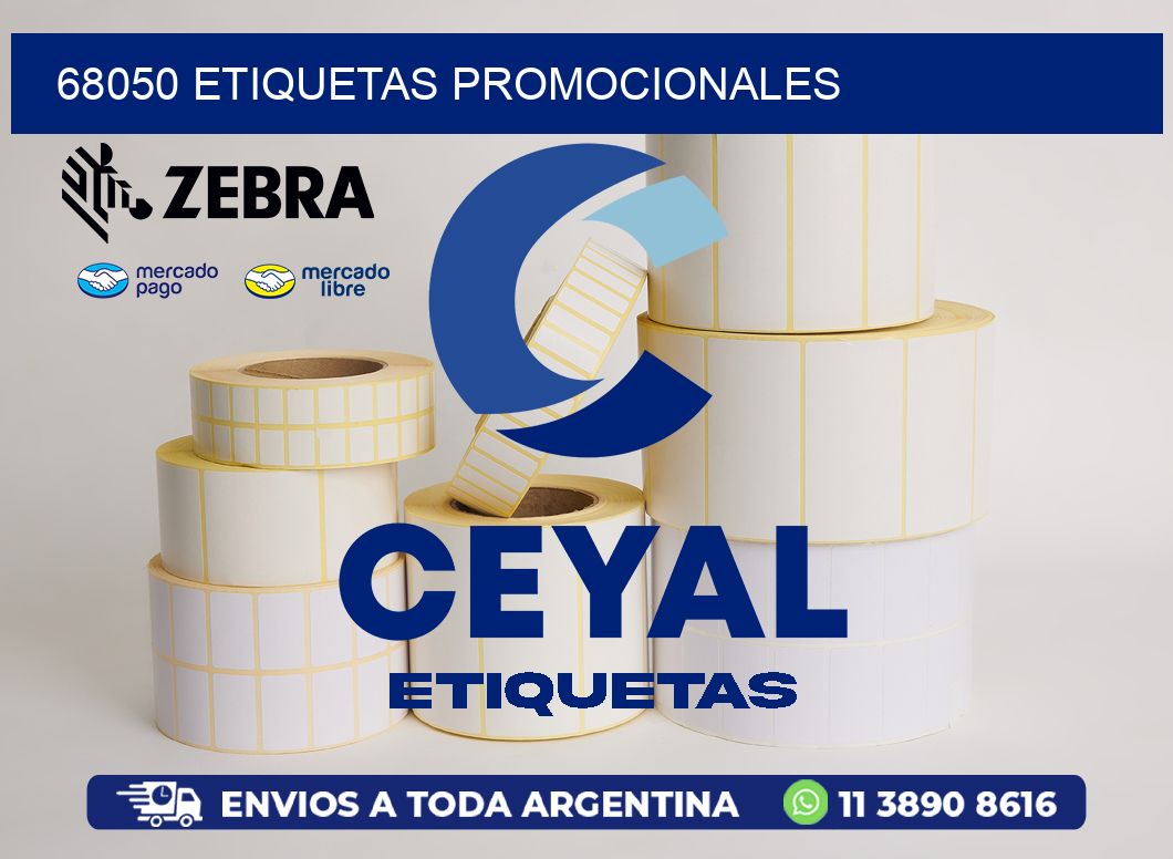 68050 etiquetas promocionales