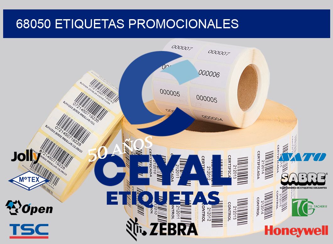 68050 etiquetas promocionales
