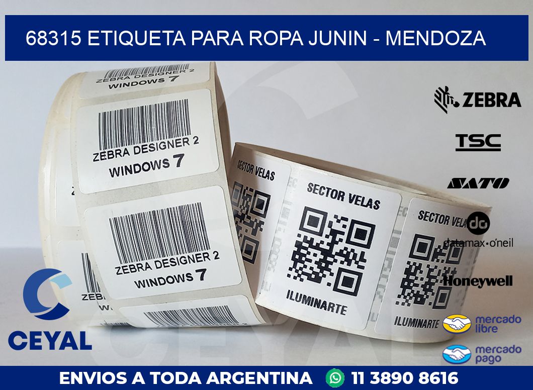 68315 ETIQUETA PARA ROPA JUNIN – MENDOZA
