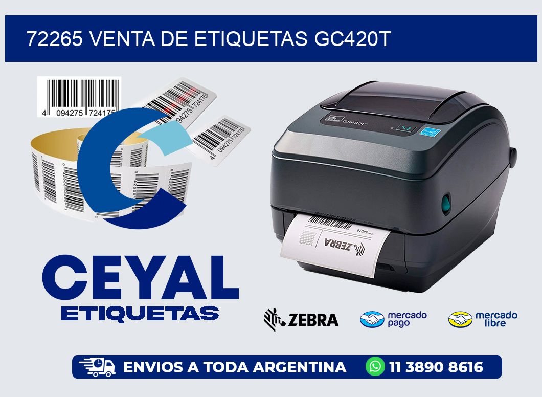 72265 VENTA DE ETIQUETAS GC420T