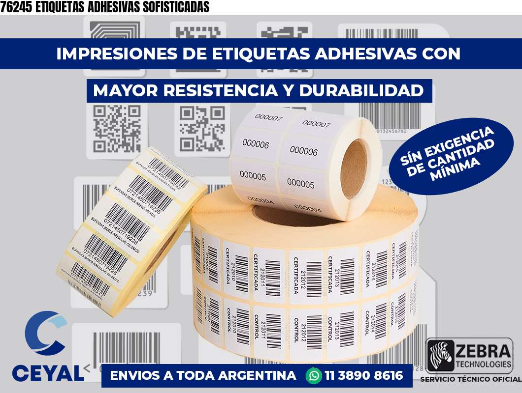 76245 ETIQUETAS ADHESIVAS SOFISTICADAS