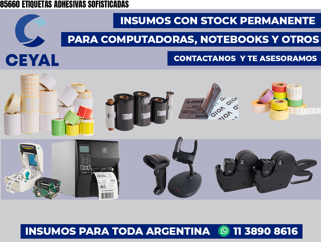 85660 ETIQUETAS ADHESIVAS SOFISTICADAS