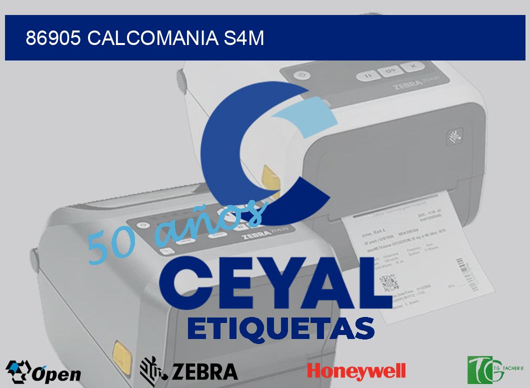 86905 CALCOMANIA S4M