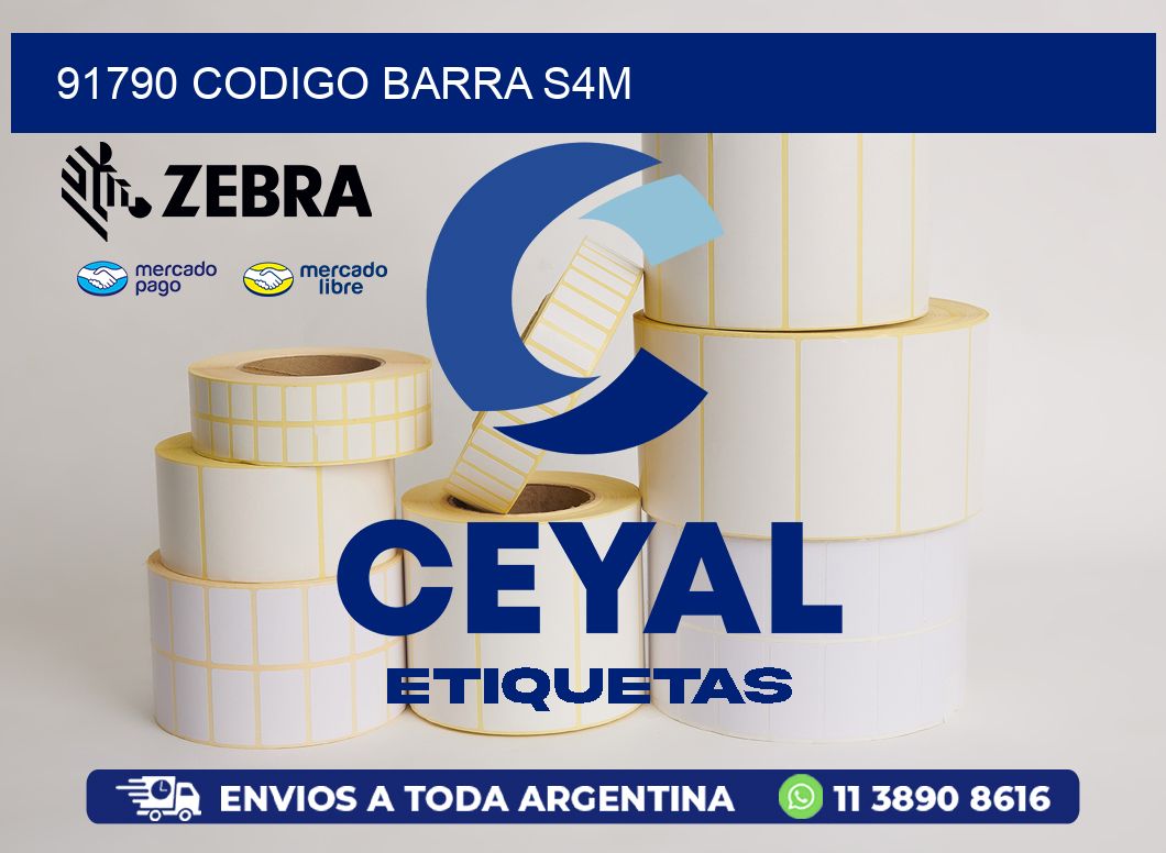 91790 CODIGO BARRA S4M