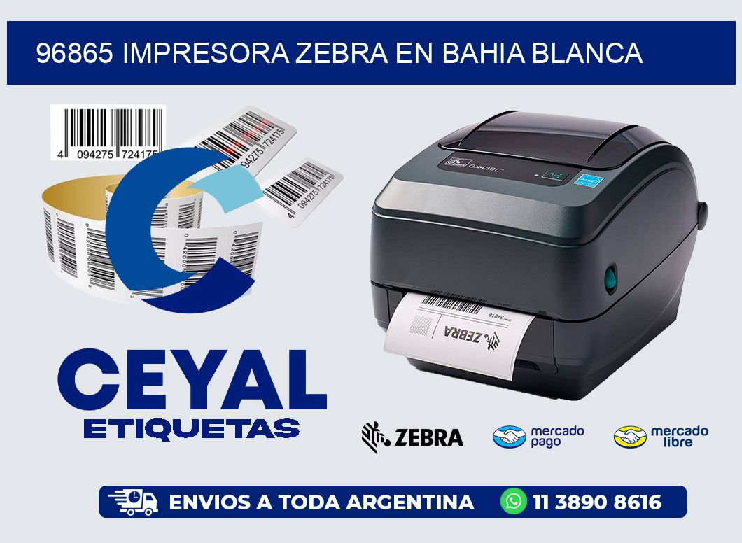 96865 IMPRESORA ZEBRA EN BAHIA BLANCA