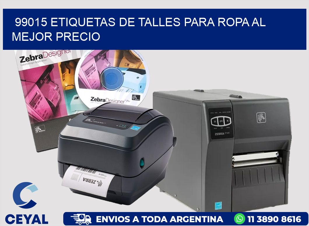 99015 ETIQUETAS DE TALLES PARA ROPA AL MEJOR PRECIO