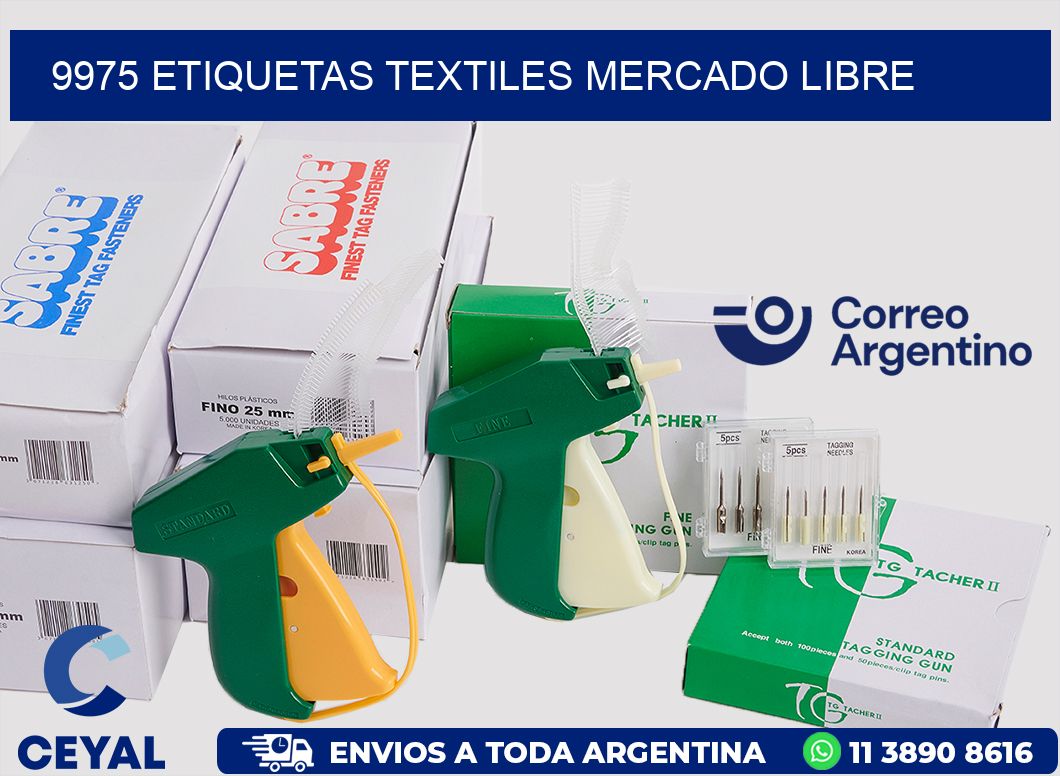 9975 ETIQUETAS TEXTILES MERCADO LIBRE