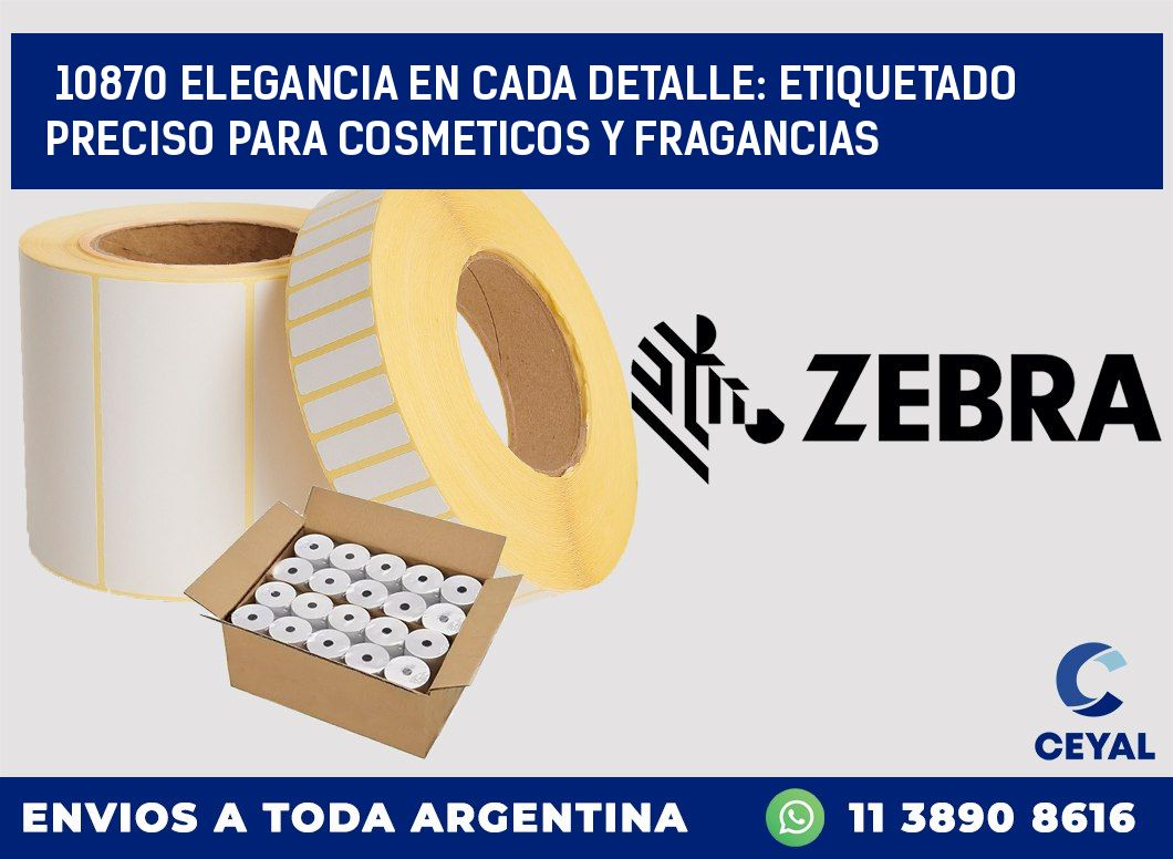 10870 ELEGANCIA EN CADA DETALLE: ETIQUETADO PRECISO PARA COSMETICOS Y FRAGANCIAS