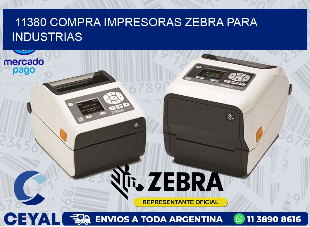11380 COMPRA IMPRESORAS ZEBRA PARA INDUSTRIAS