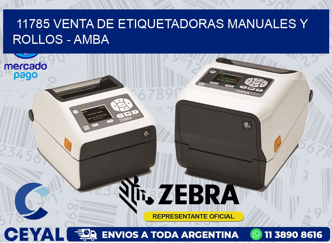 11785 VENTA DE ETIQUETADORAS MANUALES Y ROLLOS - AMBA