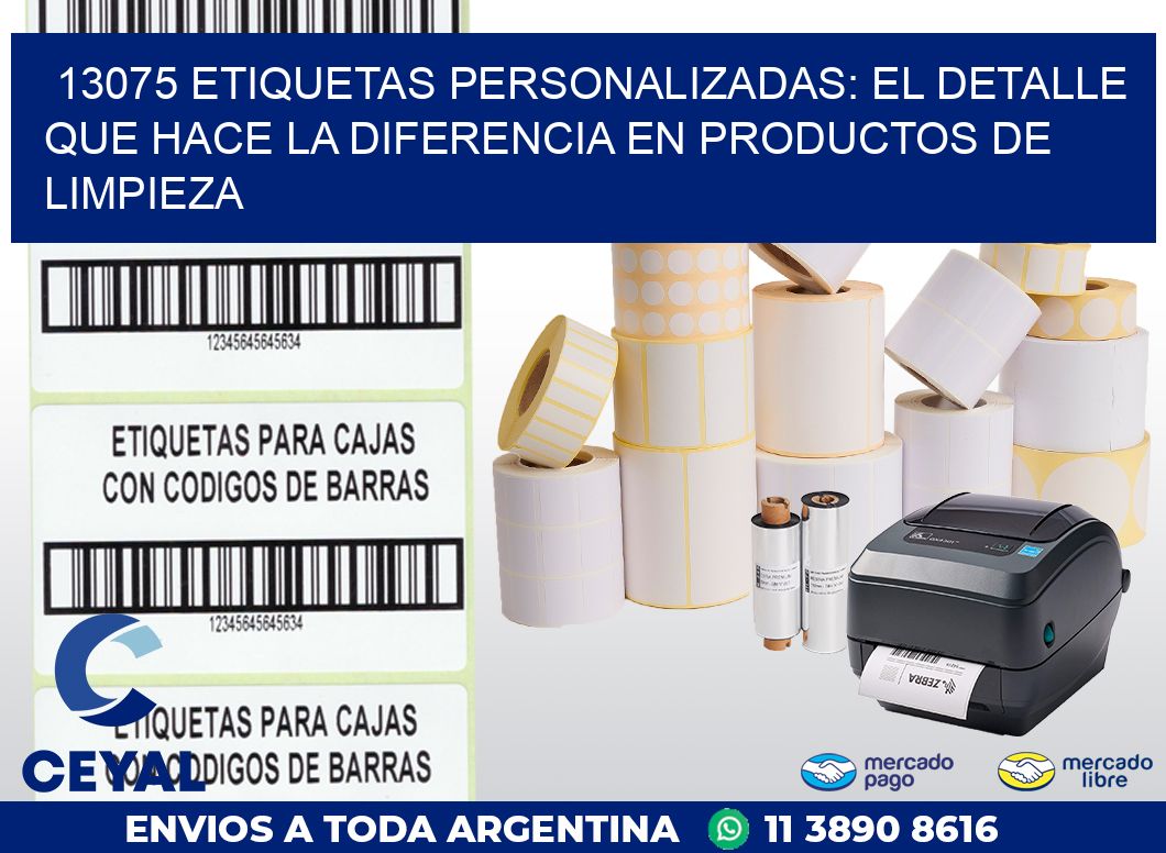 13075 ETIQUETAS PERSONALIZADAS: EL DETALLE QUE HACE LA DIFERENCIA EN PRODUCTOS DE LIMPIEZA