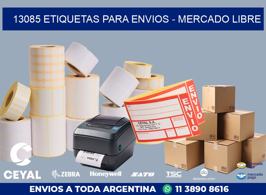 13085 ETIQUETAS PARA ENVIOS – MERCADO LIBRE
