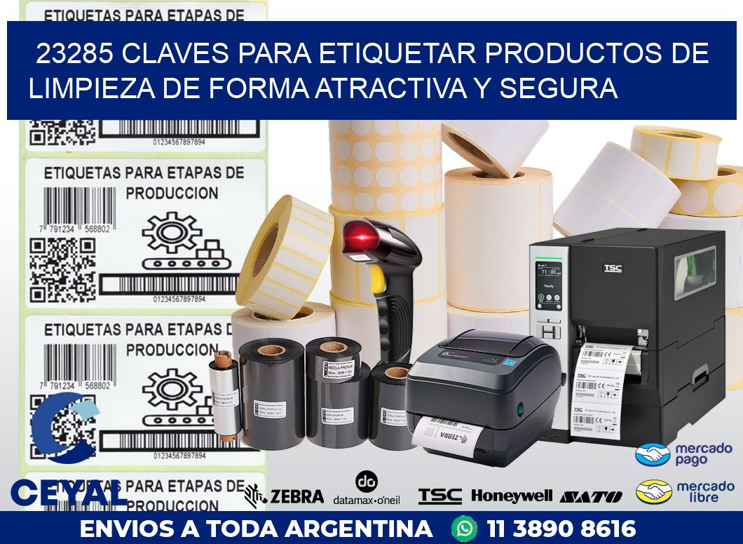 23285 CLAVES PARA ETIQUETAR PRODUCTOS DE LIMPIEZA DE FORMA ATRACTIVA Y SEGURA