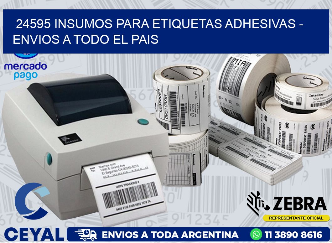 24595 INSUMOS PARA ETIQUETAS ADHESIVAS – ENVIOS A TODO EL PAIS