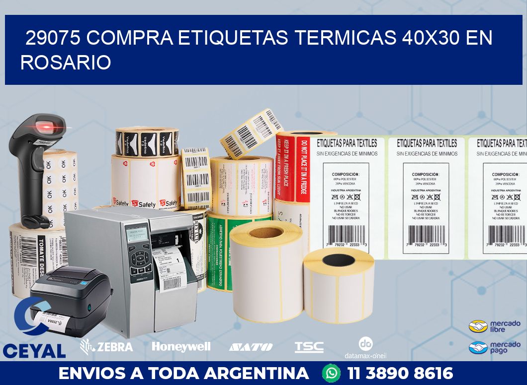 29075 COMPRA ETIQUETAS TERMICAS 40X30 EN ROSARIO