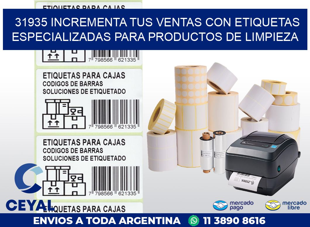 31935 INCREMENTA TUS VENTAS CON ETIQUETAS ESPECIALIZADAS PARA PRODUCTOS DE LIMPIEZA