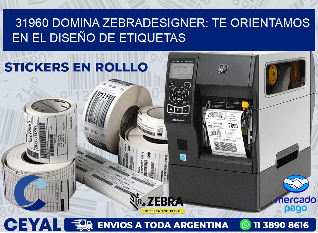 31960 DOMINA ZEBRADESIGNER: TE ORIENTAMOS EN EL DISEÑO DE ETIQUETAS