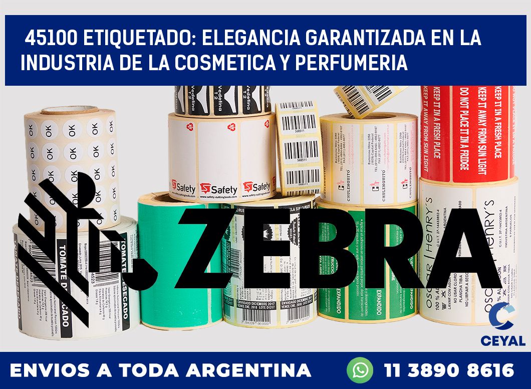 45100 ETIQUETADO: ELEGANCIA GARANTIZADA EN LA INDUSTRIA DE LA COSMETICA Y PERFUMERIA