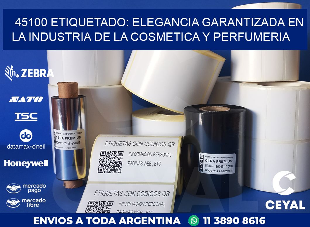 45100 ETIQUETADO: ELEGANCIA GARANTIZADA EN LA INDUSTRIA DE LA COSMETICA Y PERFUMERIA