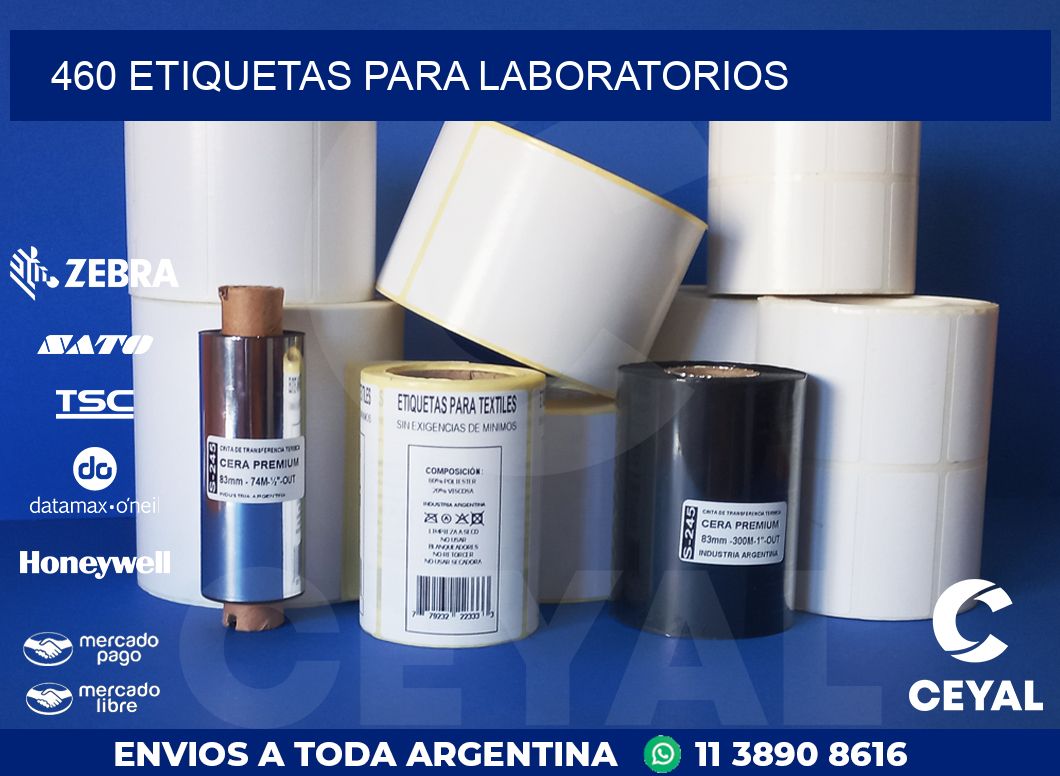 460 ETIQUETAS PARA LABORATORIOS