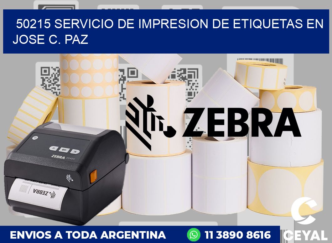 50215 SERVICIO DE IMPRESION DE ETIQUETAS EN JOSE C. PAZ