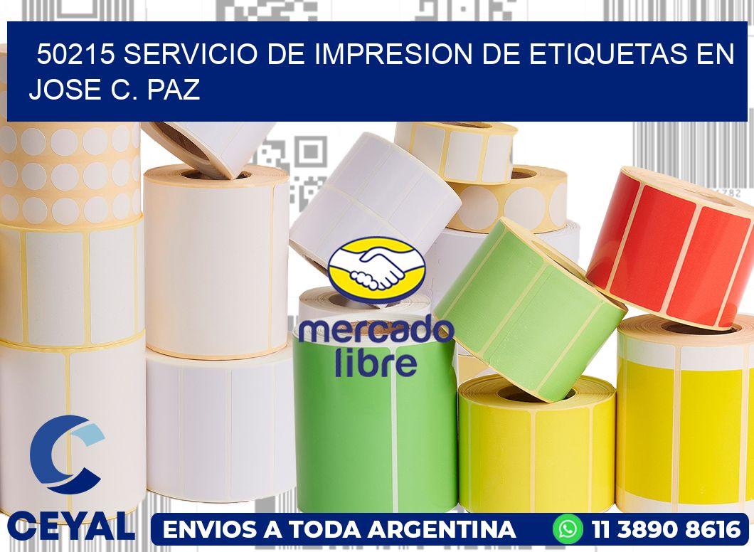 50215 SERVICIO DE IMPRESION DE ETIQUETAS EN JOSE C. PAZ
