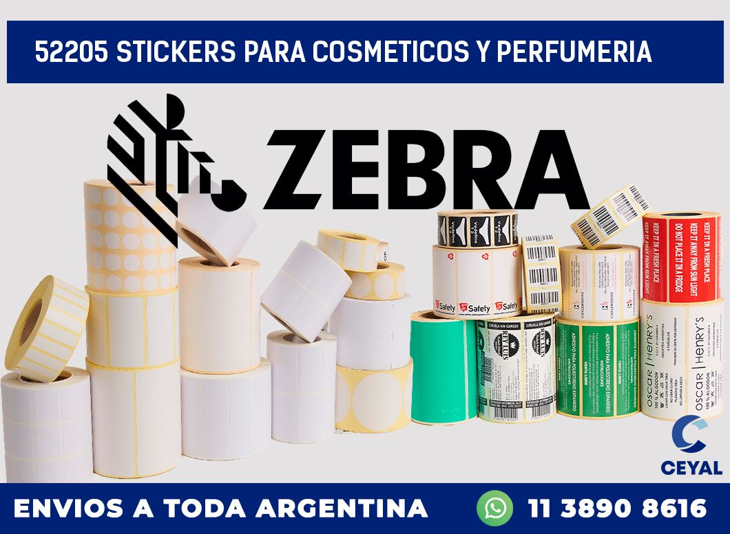 52205 STICKERS PARA COSMETICOS Y PERFUMERIA