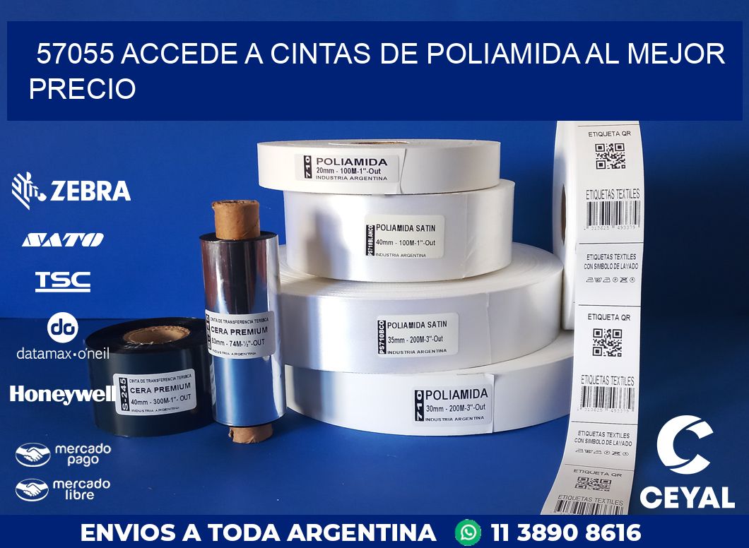 57055 ACCEDE A CINTAS DE POLIAMIDA AL MEJOR PRECIO