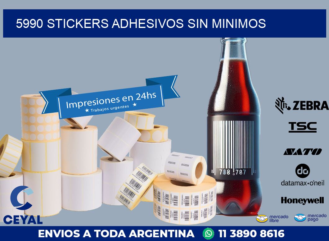 5990 STICKERS ADHESIVOS SIN MINIMOS