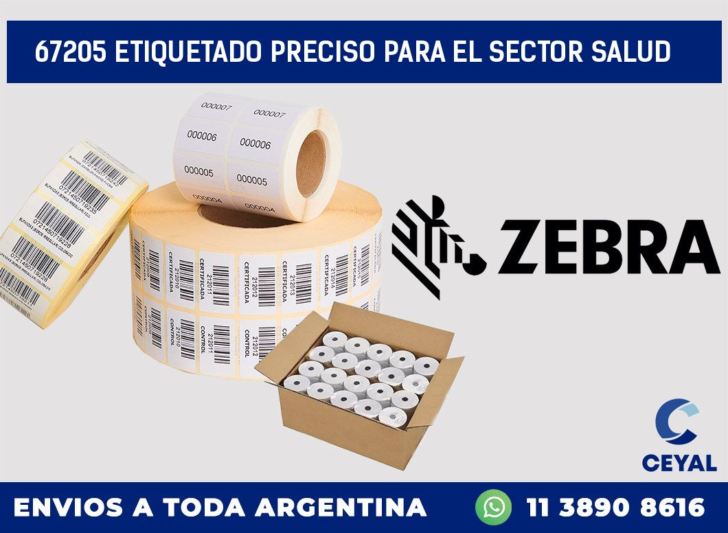 67205 ETIQUETADO PRECISO PARA EL SECTOR SALUD