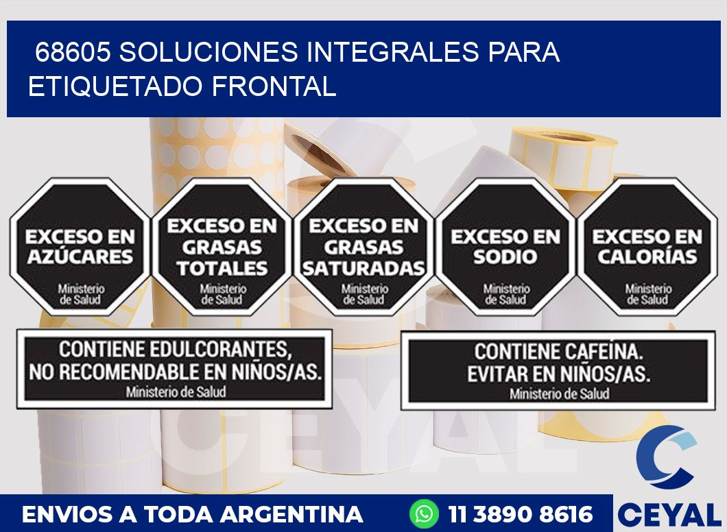 68605 SOLUCIONES INTEGRALES PARA ETIQUETADO FRONTAL