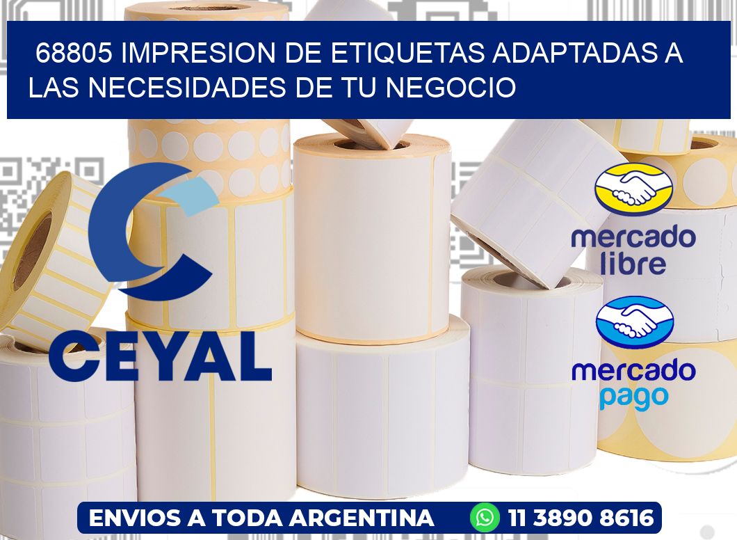 68805 IMPRESION DE ETIQUETAS ADAPTADAS A LAS NECESIDADES DE TU NEGOCIO