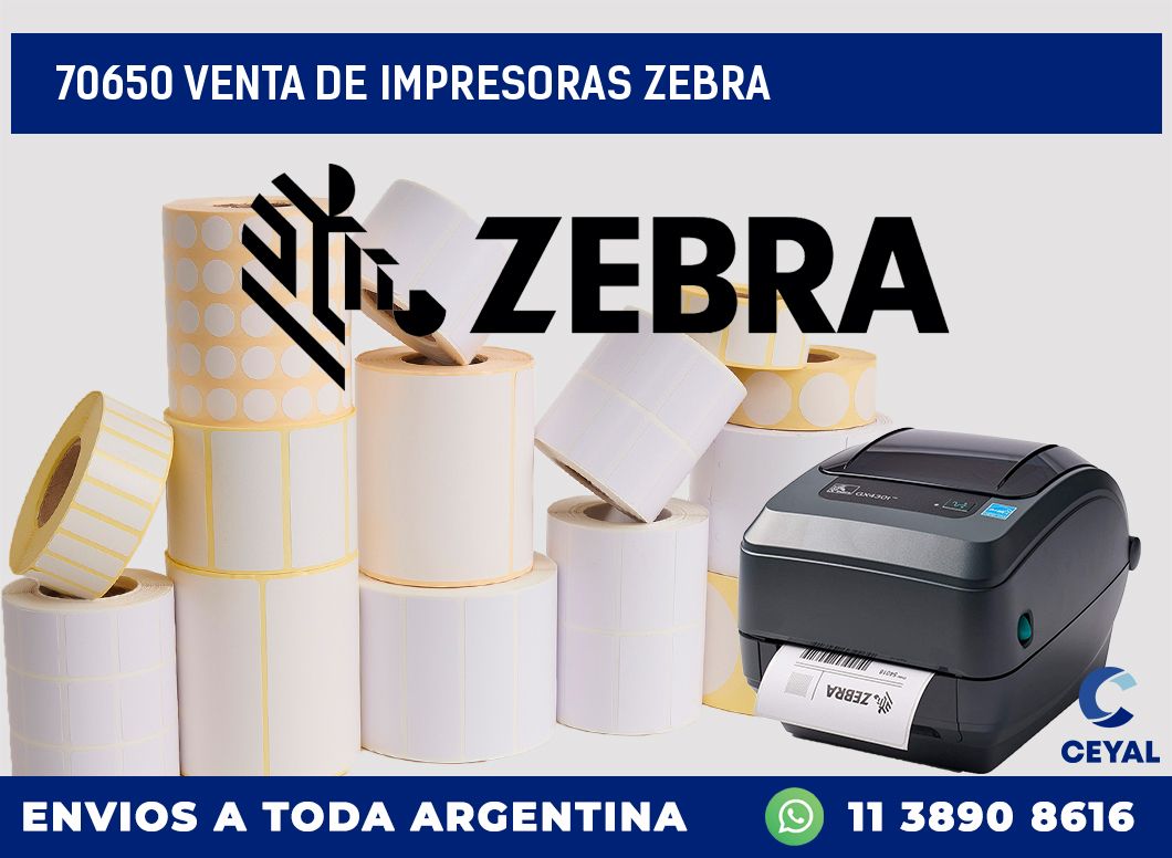 70650 VENTA DE IMPRESORAS ZEBRA