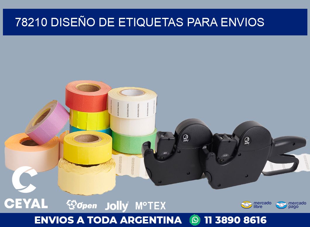 78210 DISEÑO DE ETIQUETAS PARA ENVIOS