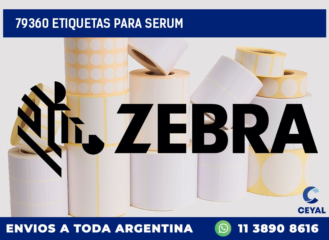 79360 ETIQUETAS PARA SERUM