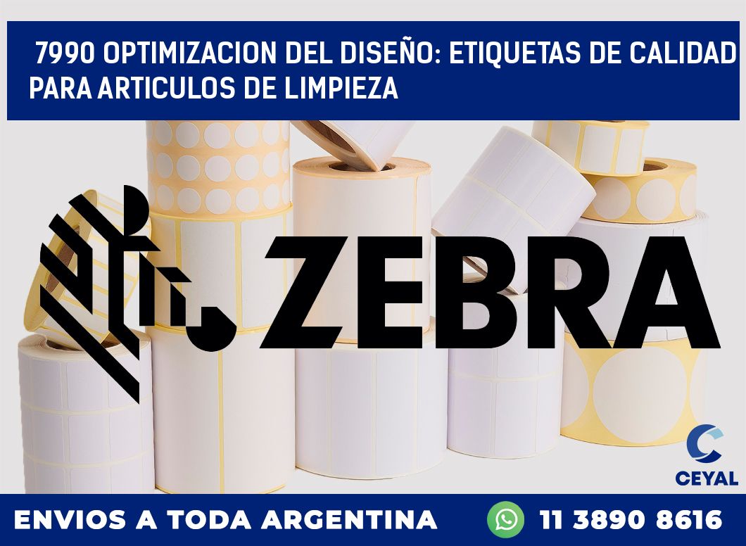 7990 OPTIMIZACION DEL DISEÑO: ETIQUETAS DE CALIDAD PARA ARTICULOS DE LIMPIEZA