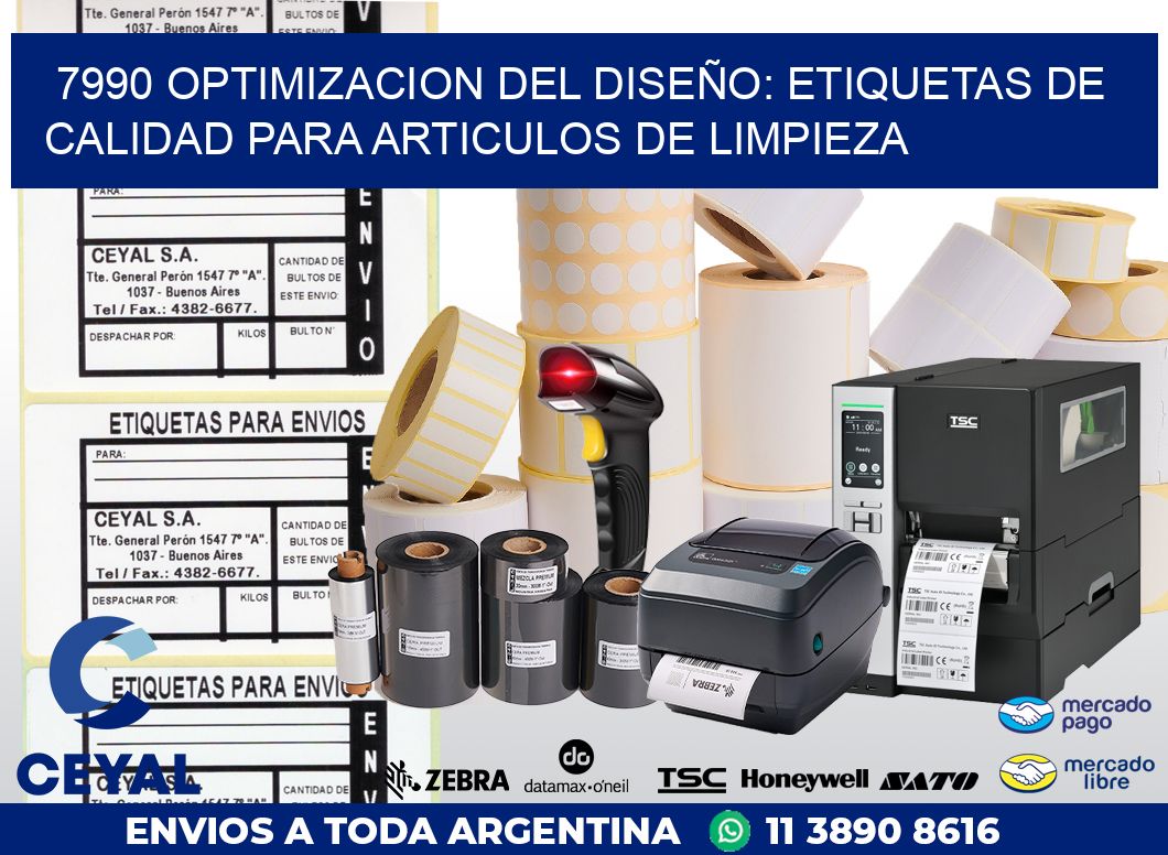 7990 OPTIMIZACION DEL DISEÑO: ETIQUETAS DE CALIDAD PARA ARTICULOS DE LIMPIEZA