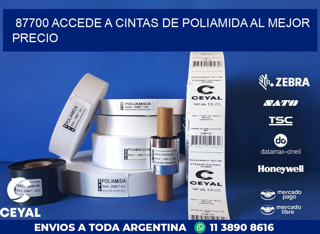 87700 ACCEDE A CINTAS DE POLIAMIDA AL MEJOR PRECIO