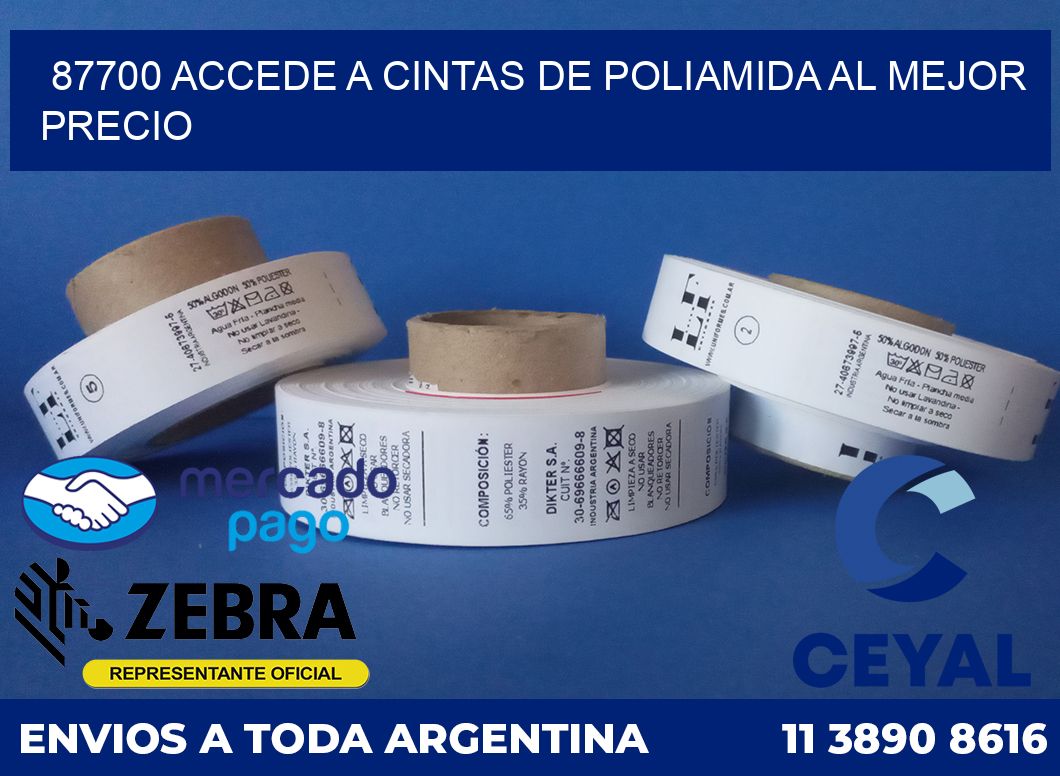 87700 ACCEDE A CINTAS DE POLIAMIDA AL MEJOR PRECIO